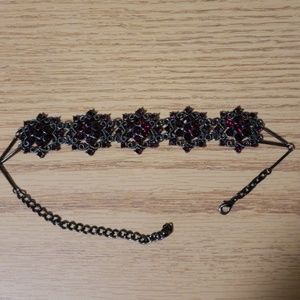 Red crystal choker